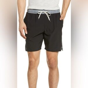 Vuori Trail Short Black Heather Gray 6” Lined Athletic Shorts XL